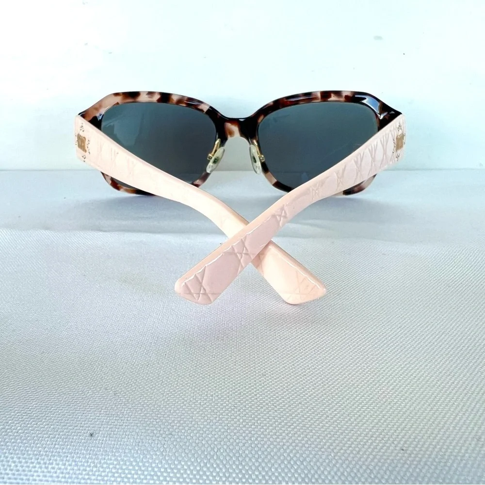 CHRISTIAN DIOR Ladydiorstuds-5 Havana w Blush Pink Frames Prescription Glasses